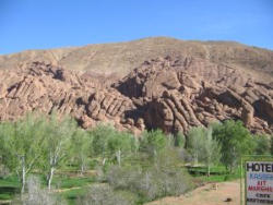 Blick zu den Fingerfelsen