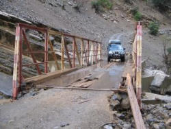 Brücke über den Fluss