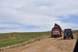 Holztransporte in den Zedernwälder