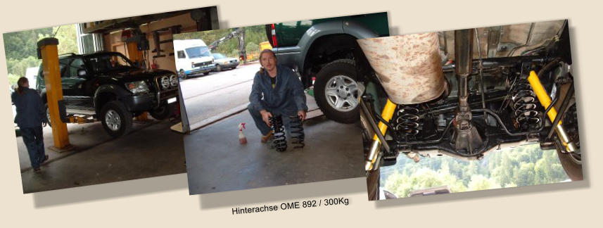 Hinterachse OME 892 / 300Kg